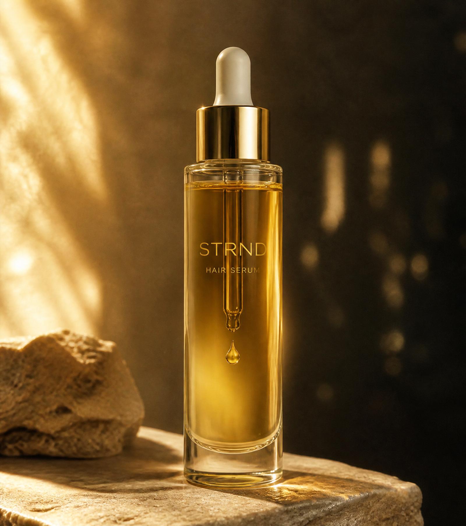 STRND Hair Serum bottle